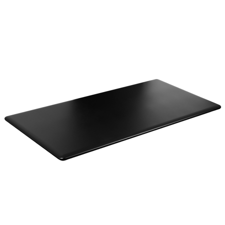 Blat MDF malowany proszkowo 120x60x2.5 Pure Black