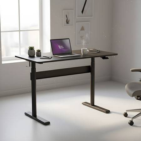 Pneumatyczne biurko Spacetronik Moris 100BB 120x60