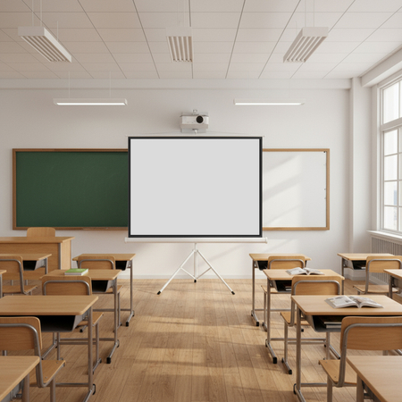 Ekran Projekcyjny ze Statywem 100" 4:3 Spacetronik