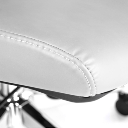 Regulowany Fotel biurowy obrotowy 5D MAURO Biały