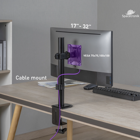 Zestaw ergonomiczny uchwyt monitor laptop lampa Glow adapter