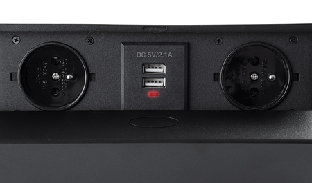 Spacetronik SPS-D24B Arbeitsplatten-Steckdosenöffnung