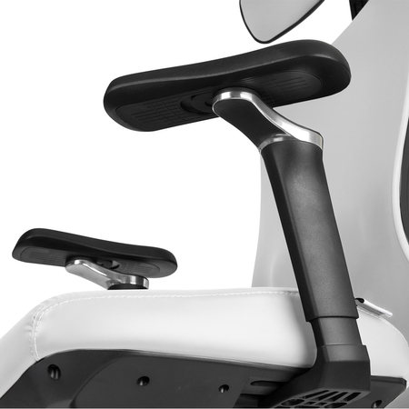 Regulowany Fotel biurowy obrotowy 5D MAURO Biały