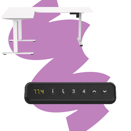 Elektryczne biurko Spacetronik Loris 123WW 180x120