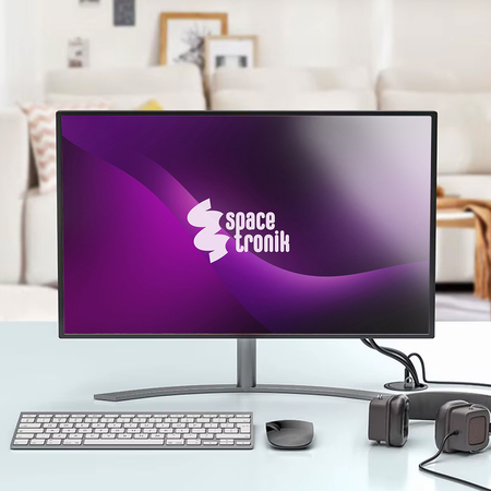 Spacetronik SPS-R1D3B V2 runde Tischsteckdose