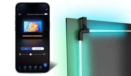 Spacetronik Glow Three 75 Zoll TV-Hintergrundbeleuchtung