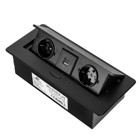 Gniazdo blatowe otwierane Spacetronik SPS-D24CB V2