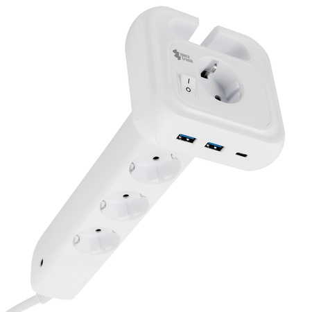 Listwa zasilająca 4xAC 2xUSB 1xUSB-C SPS-PS02W