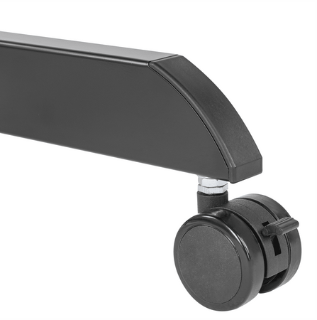 Buddy 03 verstellbarer Trolley-Tisch schwarz