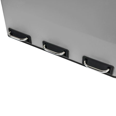 Funky Trash Can Silver Black Spacetronik Potrójny