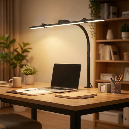 Lampa biurkowa kreślarska LED bezcieniowa Glow D9