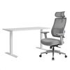 Zestaw regulowany biurko elektryczne SPE-O111 120×60 + krzesło LUMBO 11