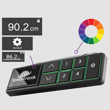 Elektryczny stelaż biurkowy Spacetronik SPE-142OG