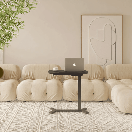 Elektryczny stolik z kółkami Buddy Czarny