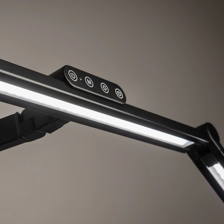 Zestaw ergonomiczny uchwyt monitor laptop lampa Glow adapter