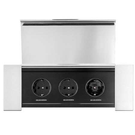 Spacetronik SPS-F33S V2 Arbeitsplattensteckdose Öffnung