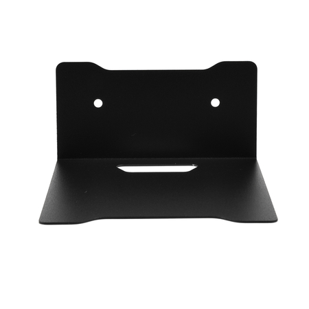 Półka metalowa czarna wisząca 12 cm Spacetronik