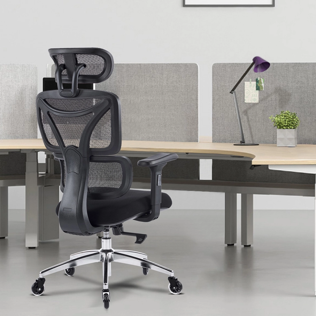 krzesło ergonomiczne Spacetronik SPC-NERO
