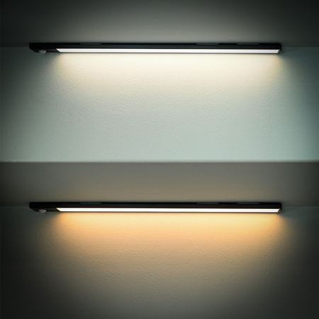 Bezprzewodowa lampa LED Czujnik ruchu 80cm Czarny