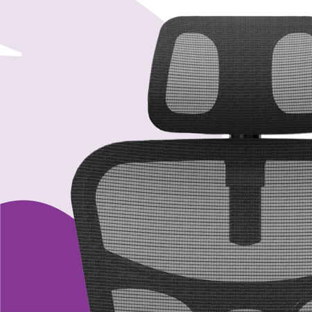 Ergonomiczny fotel Spacetronik LUMBO 33 Czarny