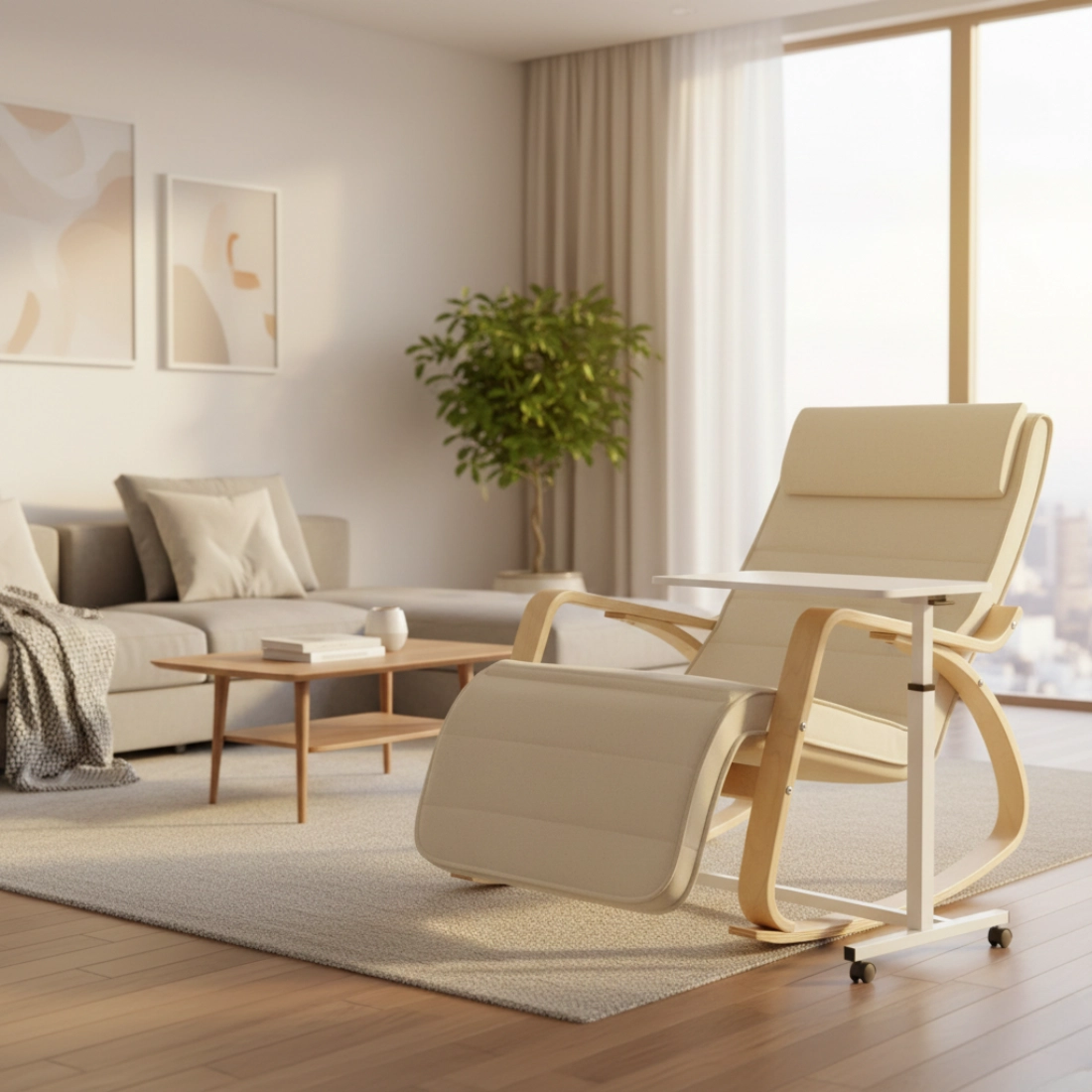 fotel bujany do salonu