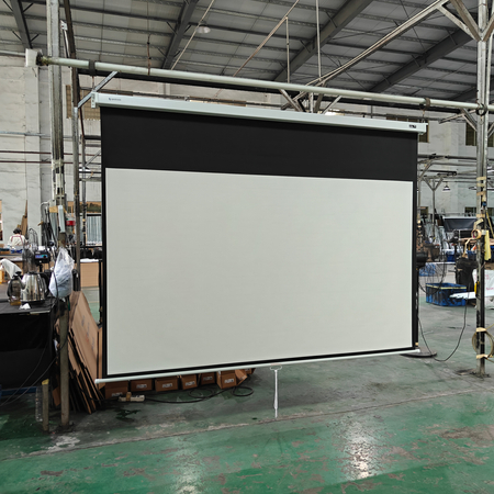 Zestaw ekran reczny uchwyt sufitowy transmiter HDMI pilot