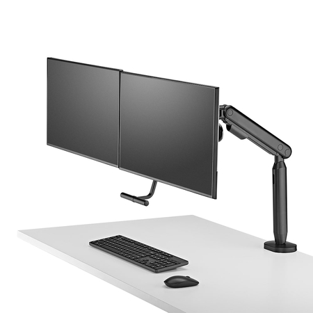 Elastyczny uchwyt 2 monitory Spacetronik SPAI120