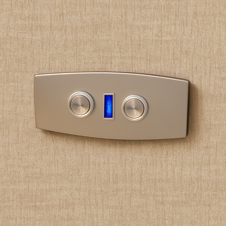 Fotel elektrycznie regulowany Spacetronik Flax 04 relaksacyjny bujany beżowy