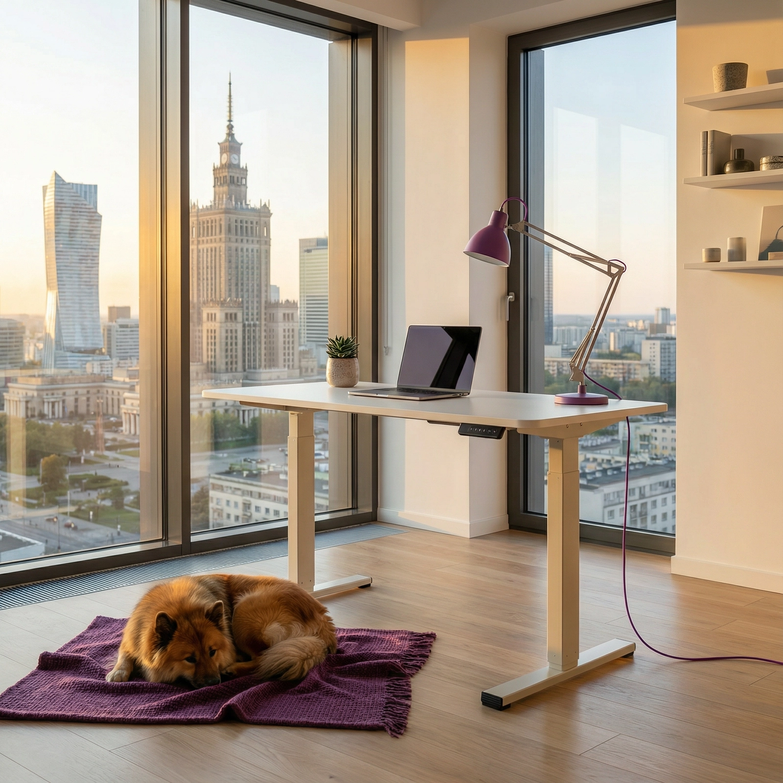 Elektryczna regulacja wysokości 75–110 cm