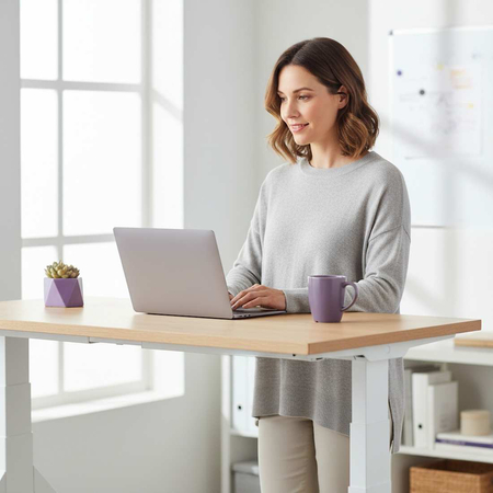 Elektryczny stelaż biurkowy Spacetronik SPE-239OW