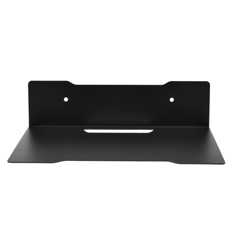 Półka metalowa czarna wisząca 23 cm Spacetronik