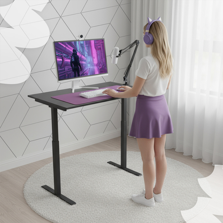 Elektryczne biurko Spacetronik Moris Flex 100x60BB