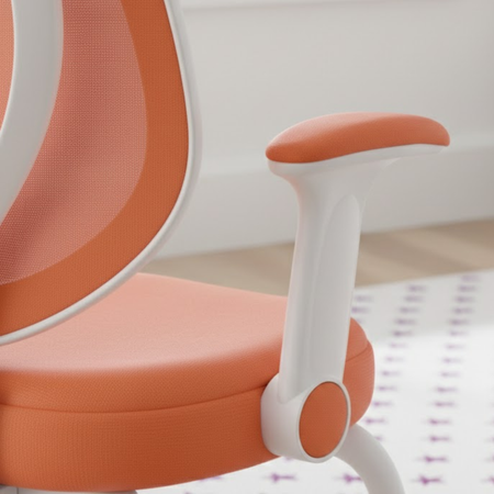 Krzesło dziecięce SPC XD26O pomarańczowe regulacja wysokości podłokietniki