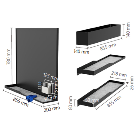 Akcesoria budki akustycznej Spacetronik SPE-PODF05