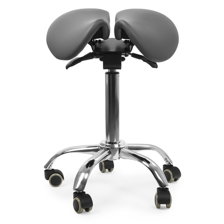 Ergonomiczny hoker regulowany SELLA szary