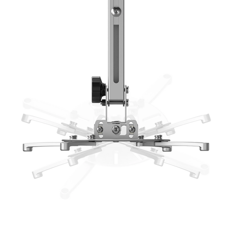 Zestaw ekran reczny 4K HD z uchwytem sufitowym do projektora