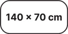 140x70 Zaokrąglony