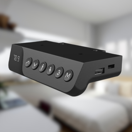 Stelaż Biurka Elektryczny Spacetronik SPE-124 z Pamięcią i USB - Wzmocniona Stabilność (Szary)