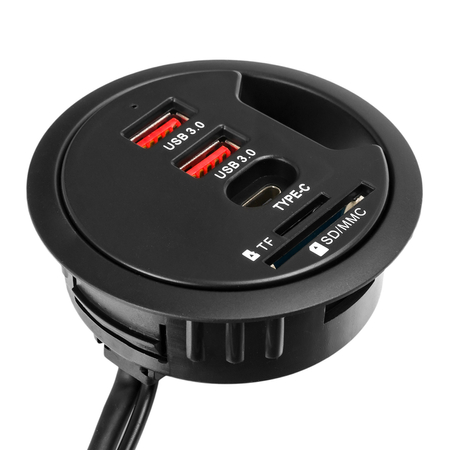 Gniazdo blatowe okrągłe Spacetronik SPS-R0D5B