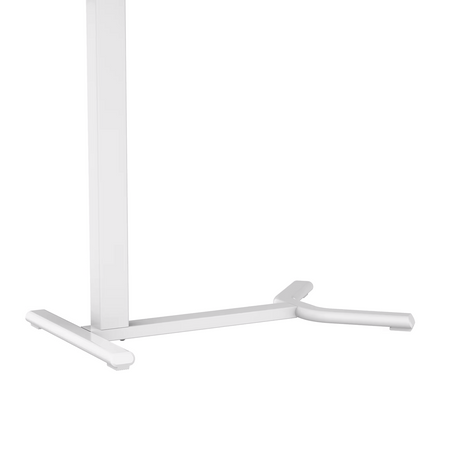 Buddy manuell höhenverstellbarer Tisch weiß, Holz