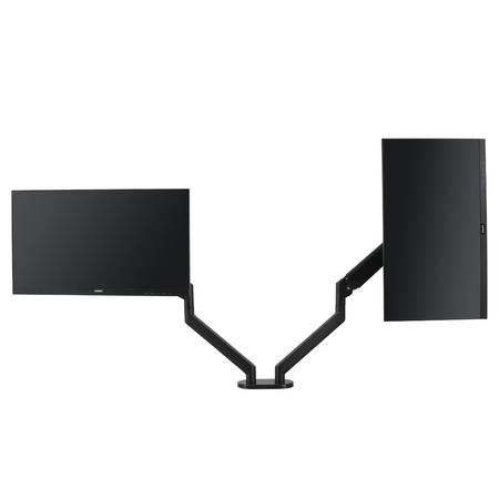Uchwyt na 2 Monitory SPAZ120B Aluminiowy 13-36" | Stabilność i Ergonomia