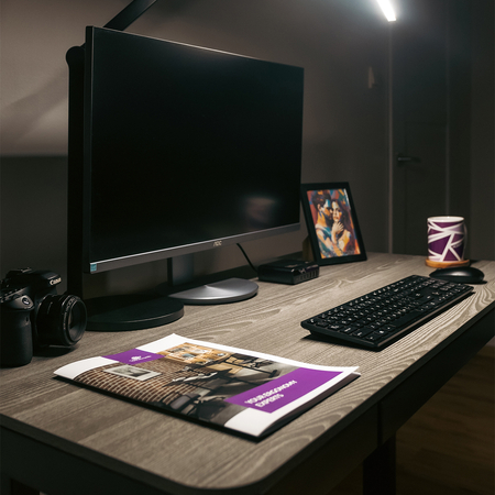 Lampa biurkowa kreślarska LED bezcieniowa Glow D5