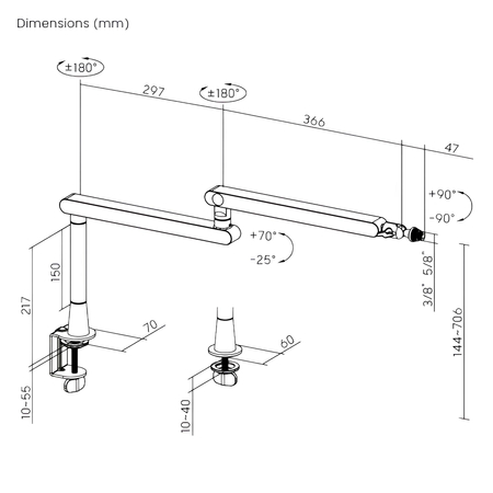 Spacetronik SPA101 Studio-Mikrofonhalter
