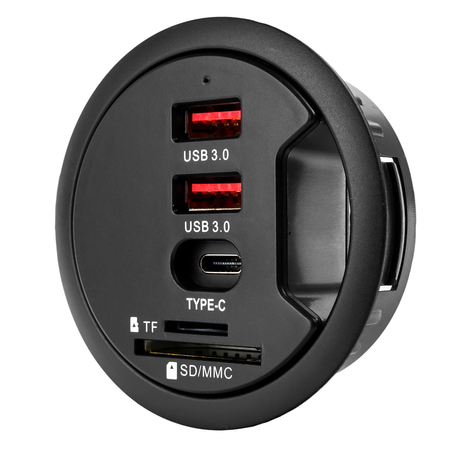 Gniazdo blatowe okrągłe Spacetronik SPS-R0D5B