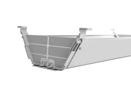 Uchwyt kablowy Spacetronik SPK-524G Szary