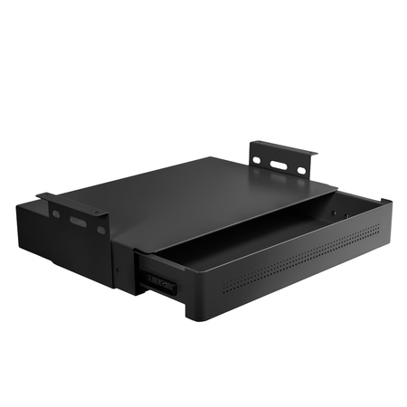 Under-Desk Storage Drawer Shelf USB Standard Black