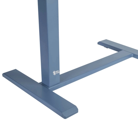 Zestaw wypoczynkowy fotel Spacetronik Flax 04M niebieski + stolik regulowany BUDDY