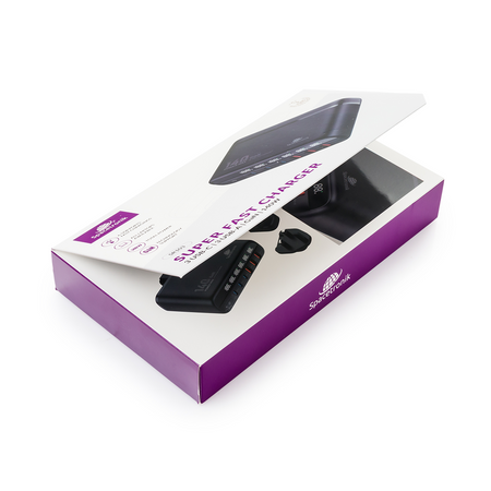 Ladestation 140W GaN SR103 LED 6 USB PD+QC3.0