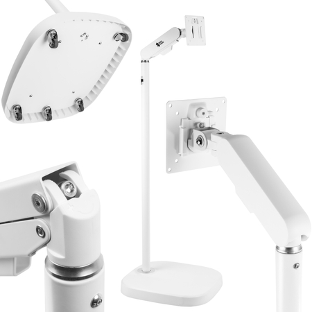 Mobilny Stojak Podłogowy TV SPET03W na Sprężynie Gazowej