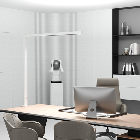 Lampa biurkowa LED boczna GLOW D22 Pro Biała